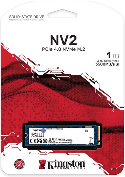 Nv2 Snv2S-1000G 1TB 3500-2100-MB M.2 NVMe SSD