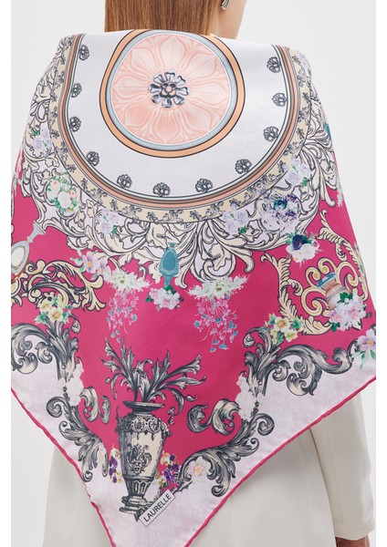 Tivil Eşarp Ottoman Pembe