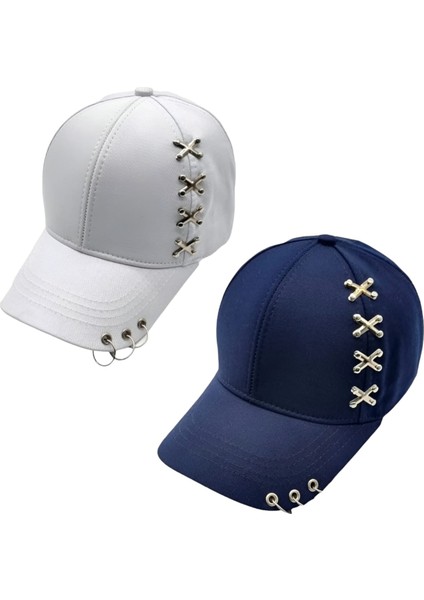 Punk Master Baseball Kep Şapka 2'li Set