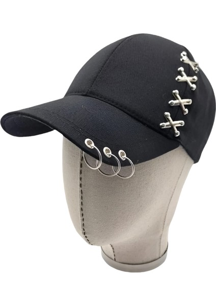 Punk Master Baseball Kep Şapka 2'li Set