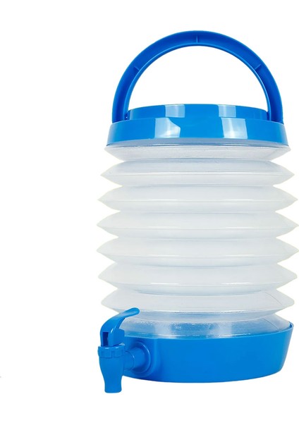 Su Sebili Ayran Meşrubat Içecek Bidonu Sebil Katlanabilir Musluklu Termos Çeşmeli Körüklü 5.5 Litre
