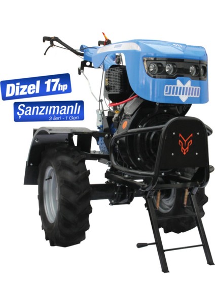 517 Antor Motor 17 Hp Marşlı Dizel Çapa Makinesi