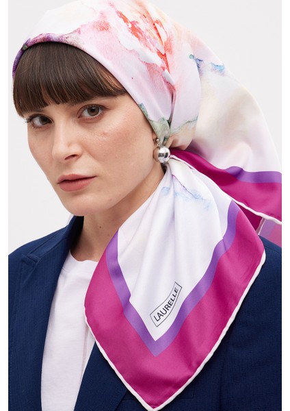 Tivil Eşarp Suluboya Pembe