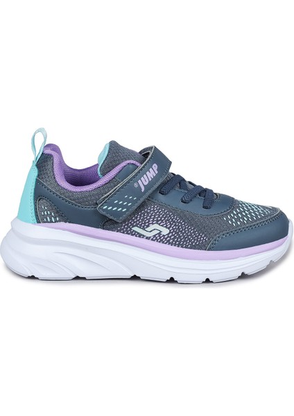 30008 Lacivert - Mor Kız Çocuk Sneaker Günlük Spor Ayakkabı
