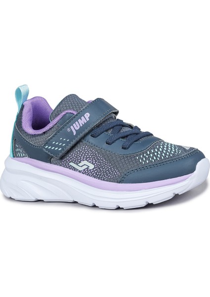 30008 Lacivert - Mor Kız Çocuk Sneaker Günlük Spor Ayakkabı