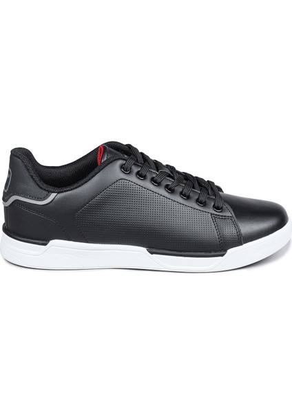 27974 Siyah - Beyaz Erkek Sneaker Günlük Spor Ayakkabı