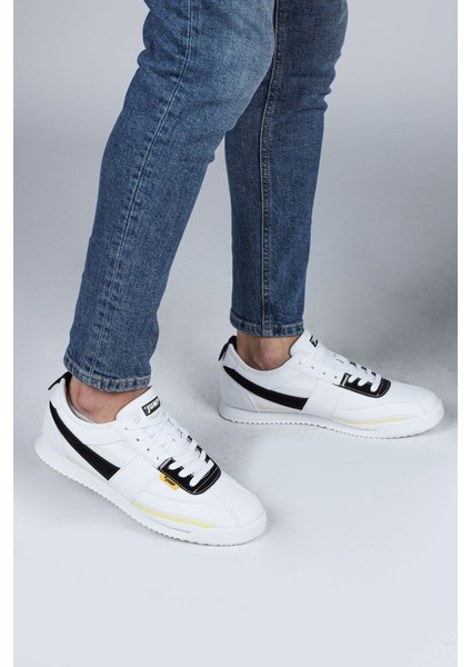 29072 Beyaz - Gri Erkek Sneaker Günlük Spor Ayakkabı