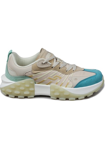 29092 Bej - Mint Yeşili Kadın Sneaker Günlük Spor Ayakkabı