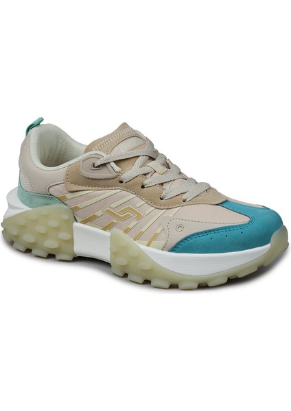 29092 Bej - Mint Yeşili Kadın Sneaker Günlük Spor Ayakkabı fiyatları