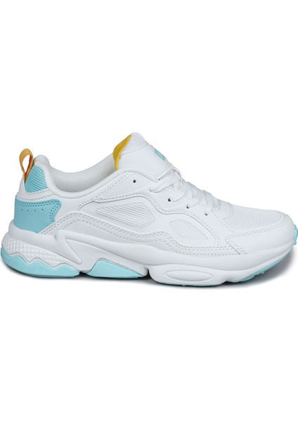 24711 Beyaz - Mint Yeşili Kadın Sneaker Günlük Spor Ayakkabı