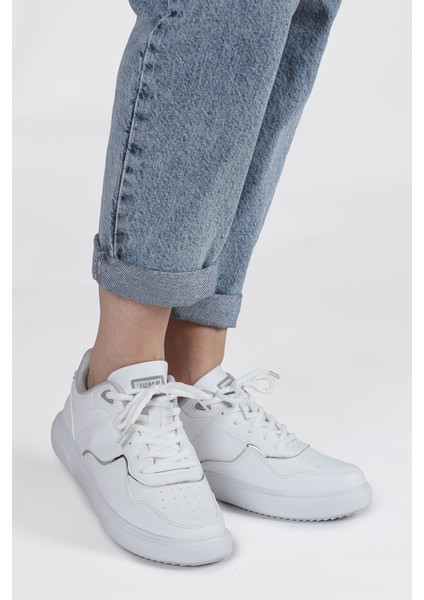 26821 Beyaz - Gri Kadın Sneaker Günlük Spor Ayakkabı fırsatları