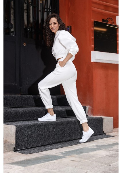 26835 Beyaz Kadın Sneaker Günlük Spor Ayakkabı