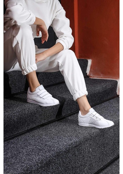 26835 Beyaz Kadın Sneaker Günlük Spor Ayakkabı