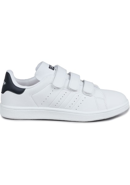 28711 Beyaz - Lacivert Kadın Sneaker Günlük Spor Ayakkabı