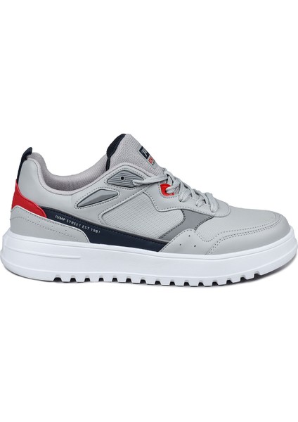 28019 Gri - Lacivert Erkek Sneaker Günlük Spor Ayakkabı