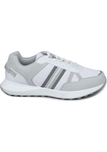 29052 Beyaz - Gri Erkek Sneaker Günlük Spor Ayakkabı
