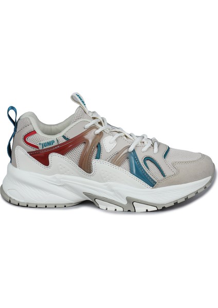 29942 Bej - Mavi Kadın Sneaker Günlük Spor Ayakkabı