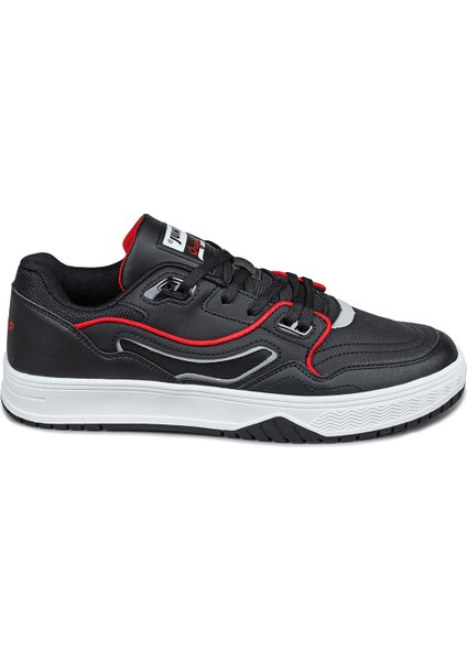 28520 Siyah - Beyaz Erkek Sneaker Günlük Spor Ayakkabı