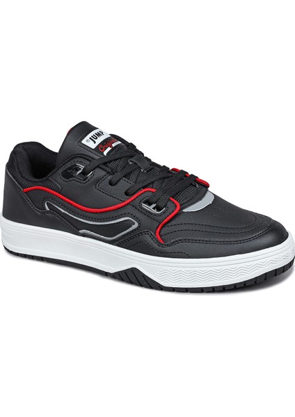 28520 Siyah - Beyaz Erkek Sneaker Günlük Spor Ayakkabı