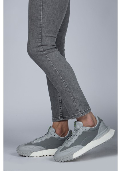 29104 Koyu Gri - Beyaz Erkek Sneaker Günlük Spor Ayakkabı modelleri