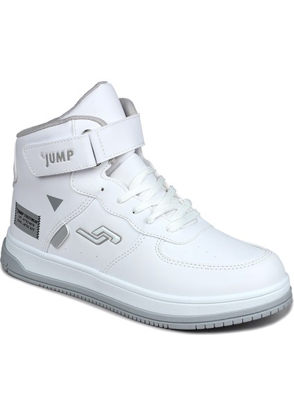 27835 Cırtlı Yüksek Bilekli Beyaz Genç Sneaker Günlük Spor Ayakkabı fiyatları