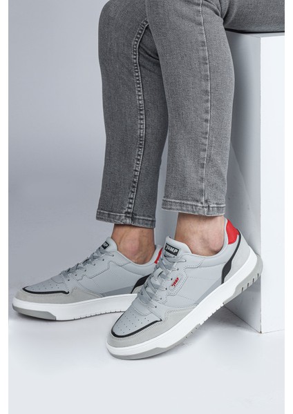 28662 Açık Gri - Kahverengi Erkek Sneaker Günlük Spor Ayakkabı fırsatları