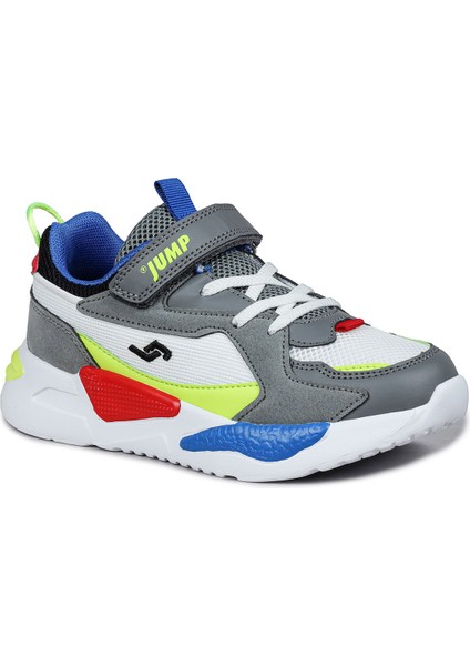 30058 Gri - Beyaz - Çok Renkli Üniseks Çocuk Sneaker Günlük Spor Ayakkabı fiyatları