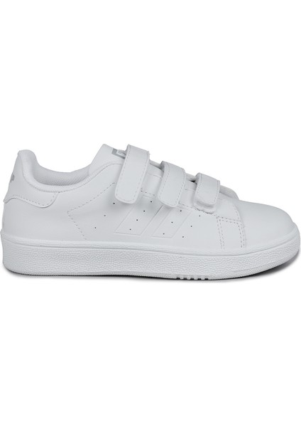 30110 Beyaz Cırtlı Üniseks Çocuk Sneaker Günlük Spor Ayakkabı