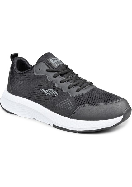 27689 Siyah - Beyaz Erkek Sneaker Günlük Spor Ayakkabı