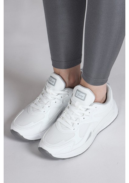 28099 Beyaz Kadın Sneaker Günlük Spor Ayakkabı