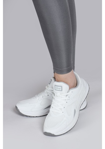 28099 Beyaz Kadın Sneaker Günlük Spor Ayakkabı