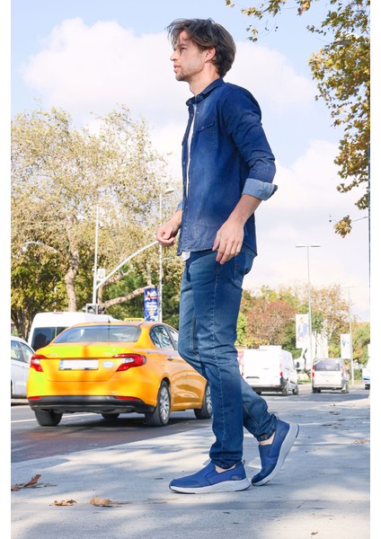 27361 Slip-On Lacivert Erkek Casual Günlük Spor Ayakkabı
