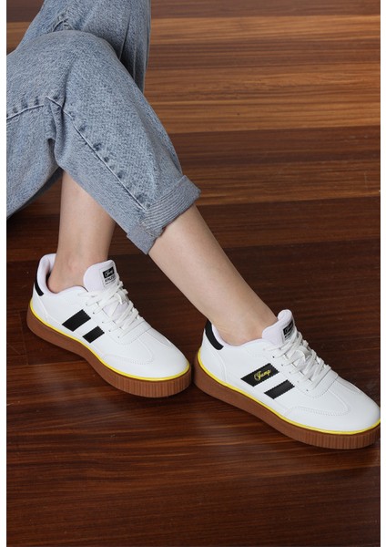 28146 Beyaz - Camel Kadın Sneaker Günlük Spor Ayakkabı indirimleri