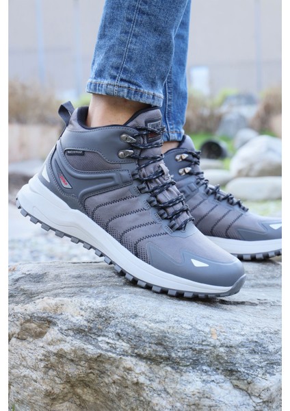 28680 Gri Erkek Su Geçirmez Outdoor Bot Spor Ayakkabı