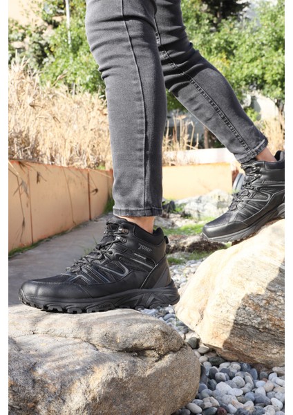 28682 Siyah Erkek Su Geçirmez Outdoor Bot Spor Ayakkabı indirimleri