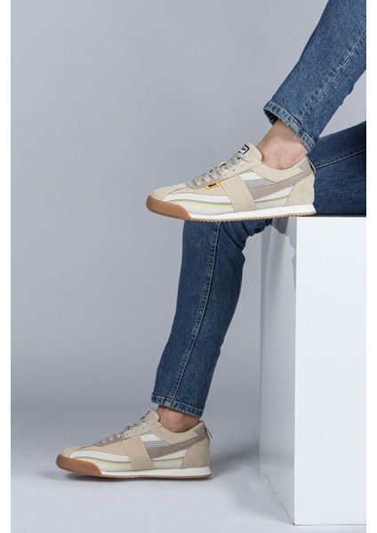 29072 Bej - Gri Erkek Sneaker Günlük Spor Ayakkabı