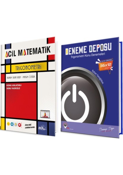 Trigonometri Soru Bankası - Deneme Deposu Trigonometri Deneme 2'li Set