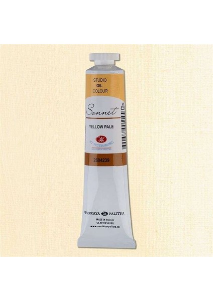 Sonnet Yağlı Boya 46 Ml. 239 Yellow Pale