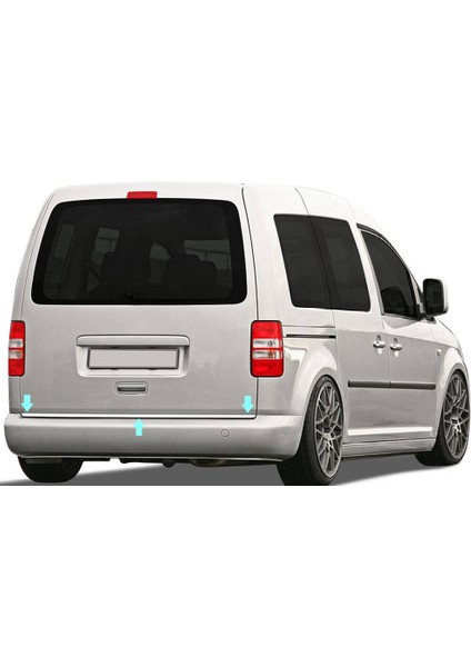 Bagaj Alt Çıta Krom Caddy Mini Van 2003-2014 Arası Modeller Için