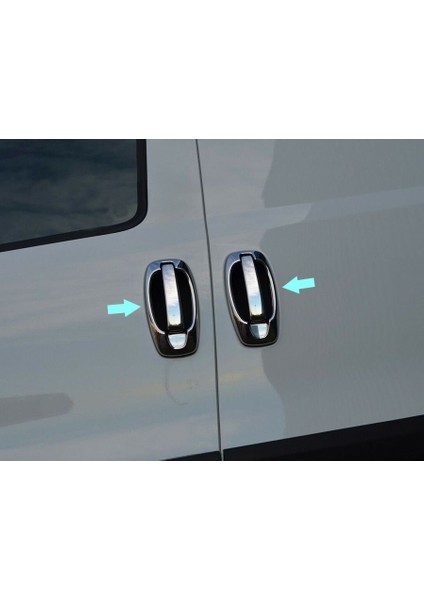 Kapı Kolu Krom 4 Kapı 8 Parça Doblo Panel Van Lav 2010-2017 Arası Modeller Için fırsatları