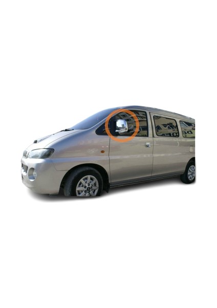Ayna Kapağı Abs Krom 2 Parça Starex Van 1997-2007 Arası Modeller Için