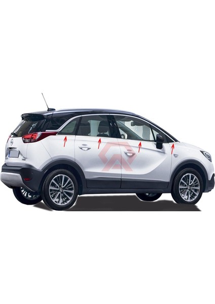 Cam Çıtaları Krom 8 Parça Crossland x Suv 2017 ve Sonrası Modeller Için