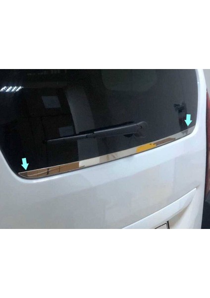 Bagaj Cam Alt Çıta Krom Rifter Passanger Van 2019 ve Sonrası Modeller Için