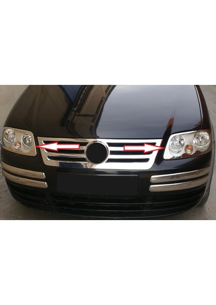 Far Çerçevesi Krom Üst Kalite 2 Parça Caddy Mini Van 2003-2010 Arası Modeller Için