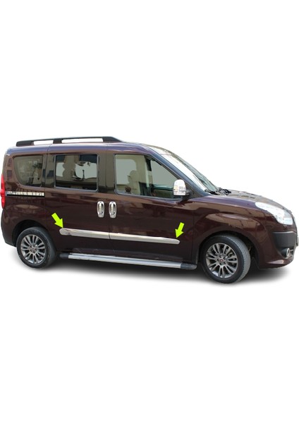Yan Kapı Çıtası Krom 4 Parça Doblo Panel Van Lav 2010 ve Sonrası Modeller Için fiyatları