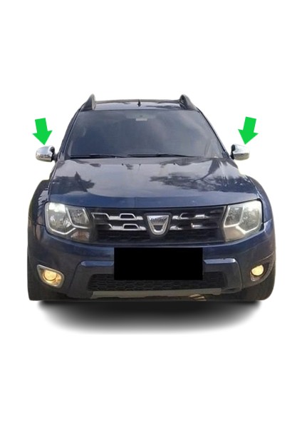Ayna Kapağı Abs Krom 2 Parça Duster Suv 2012-2017 Arası Modeller Için