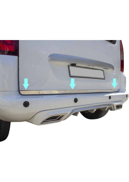 Bagaj Alt Çıta Krom Berlingo Mini Van 2008-2018 Arası Modeller Için