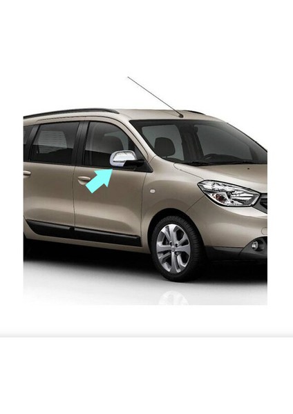 Ayna Kapağı Abs Krom 2 Parça Lodgy Mpv 2013 ve Sonrası Modeller Için