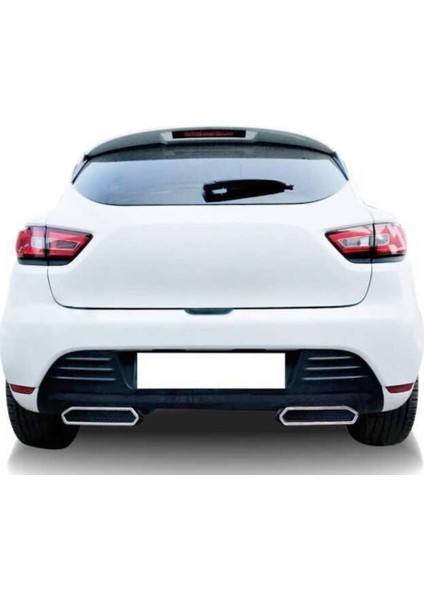 Egzos Çıkışları Krom 2 Parça Clio Hb 2012-2019 Arası Modeller Için