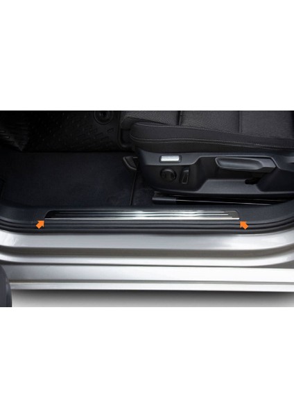 Iç Kapı Eşiği Krom 4 Parça Passat B8 Sw 2015 ve Sonrası Modeller Için